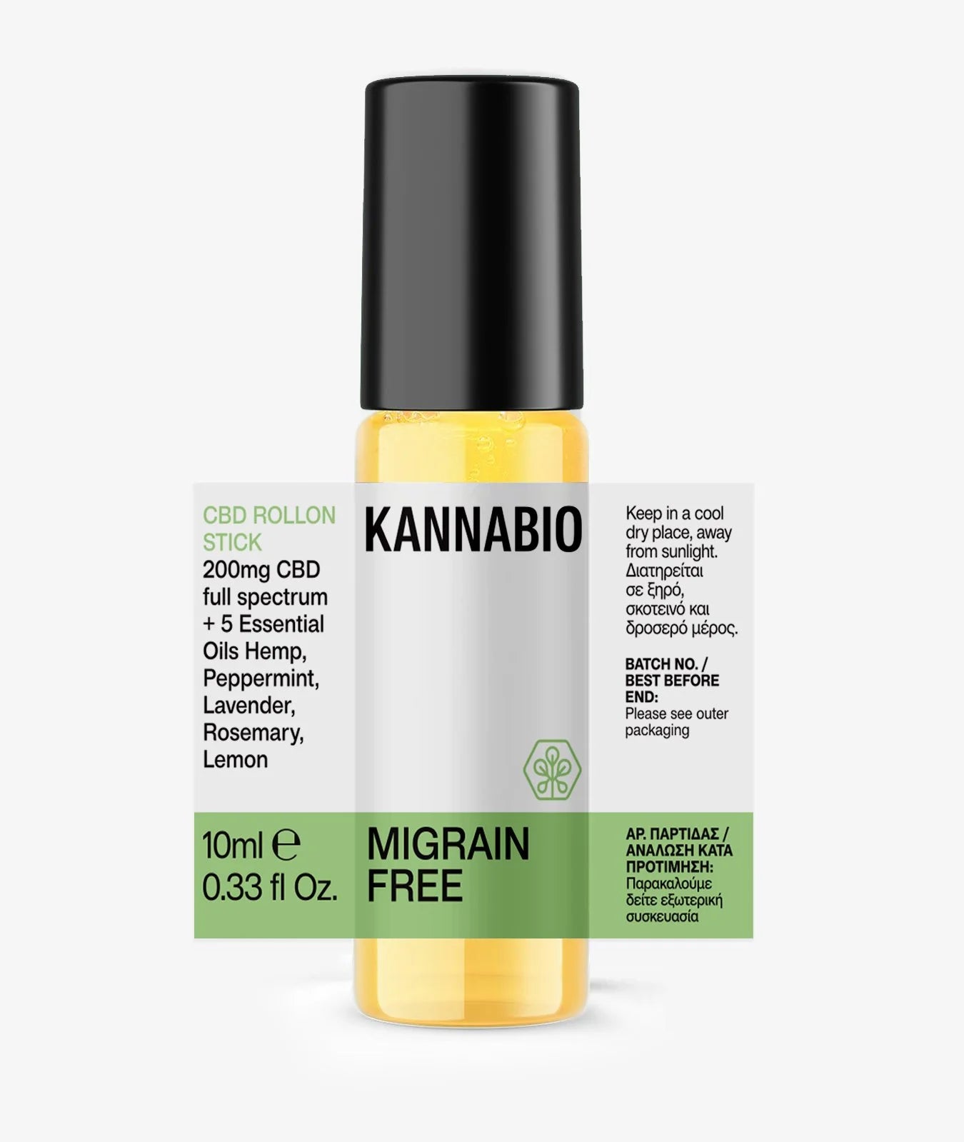 CBD Roll-On Headache Relief – 200mg CBD