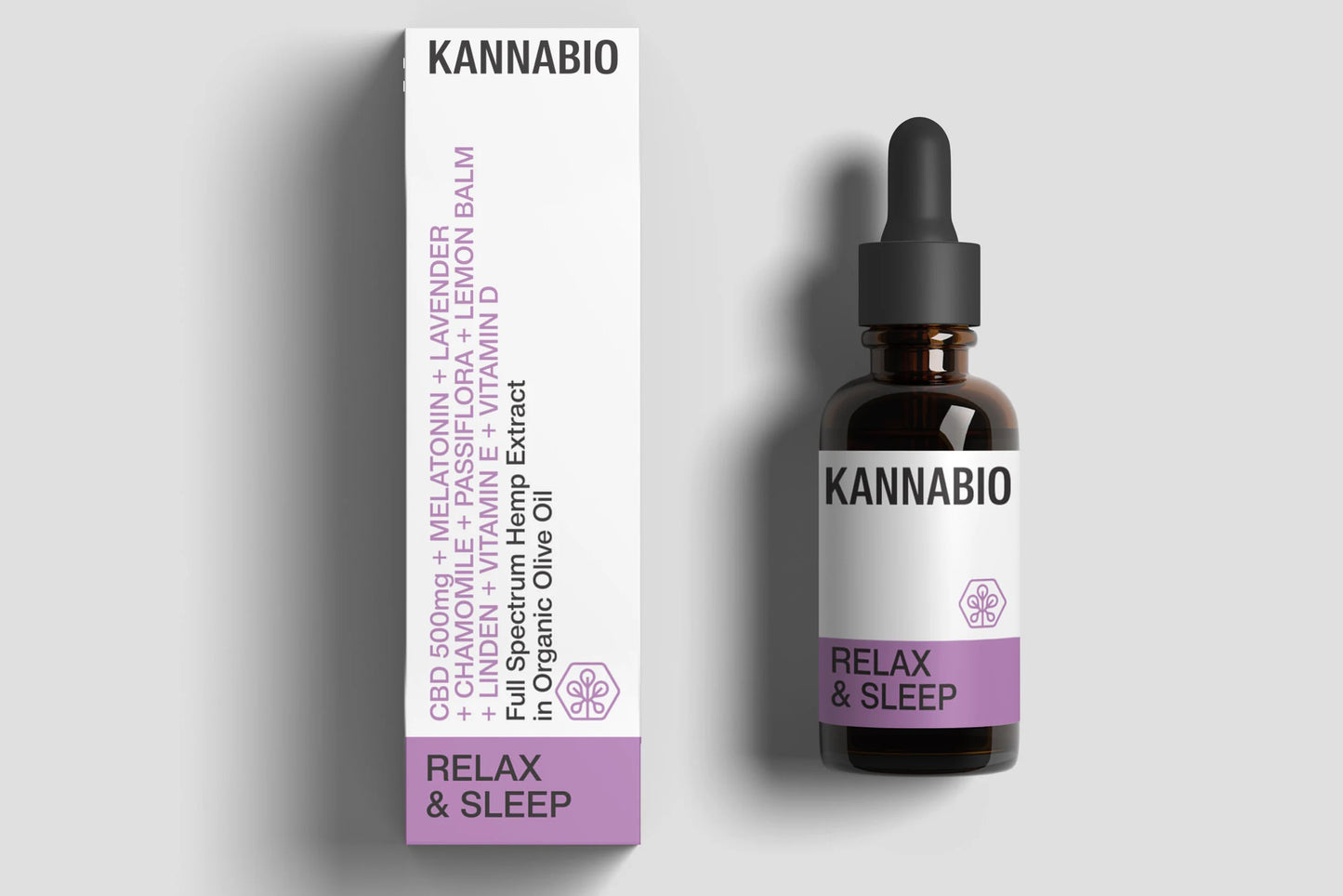 RELAX & SLEEP CBD Oil 5% + Herbal Extracts + Vitamins