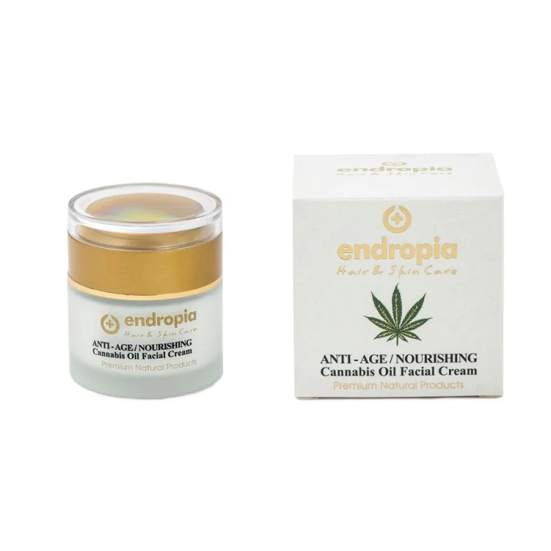 Anti-Age Face Cream with Cannabis Oil