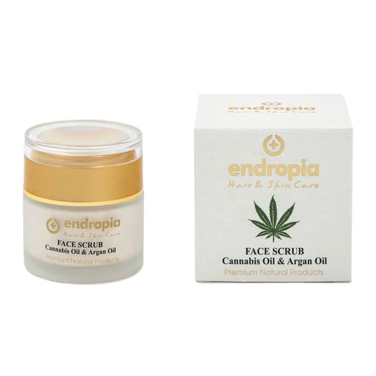 Face Scrub with Cannabis Oil & Argan Oil