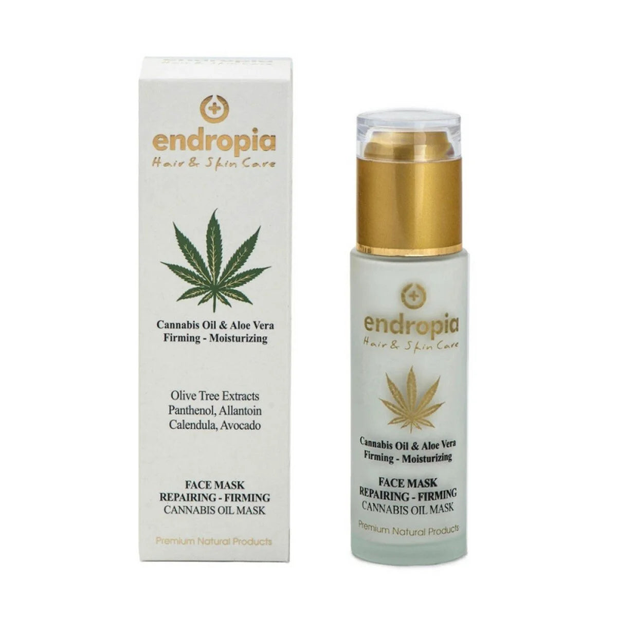 Firming Face Mask with Cannabis Oil & Aloe Vera