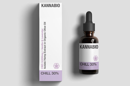 CHILL 30% VANILIA LAVENDER CBD Isolate (10ml) THC Free