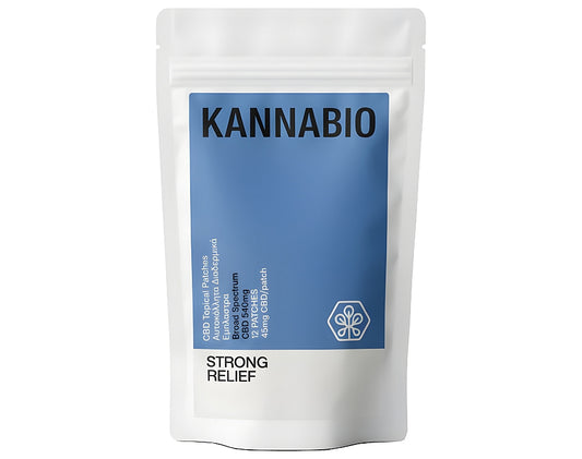 CBD TOPICAL PATCHES - Αυτοκόλλητα διαδερμικά έμπλαστρα (12 patches) 45mg CBD/patch