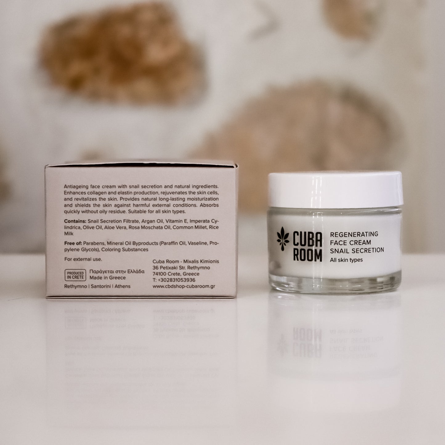 Regenerating Face Cream with Snail Secretion