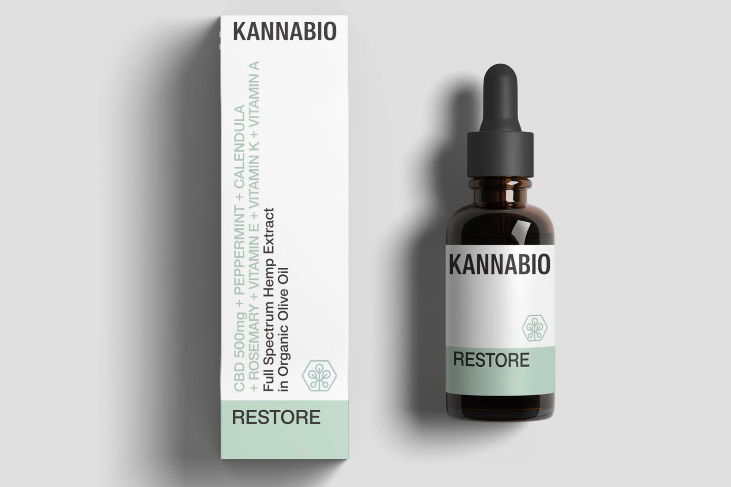 RESTORE CBD Oil 5% + Herbal Extracts + Vitamins