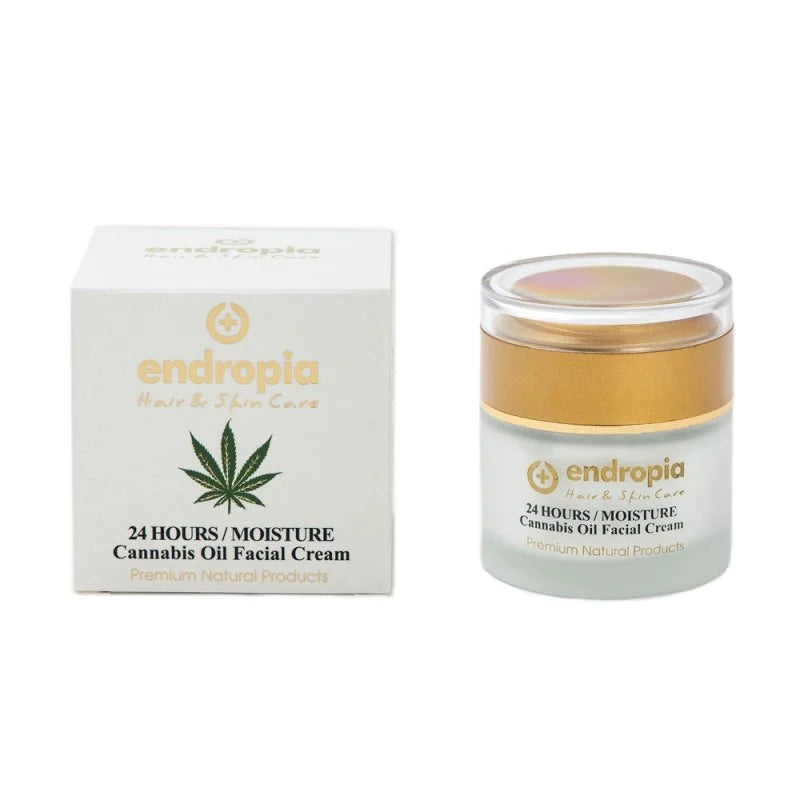 24H Moisturising Face Cream with Cannabis Oil