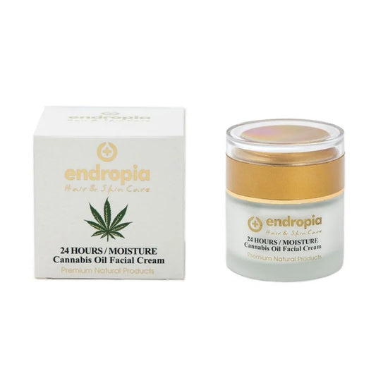 24H Moisturising Face Cream with Cannabis Oil