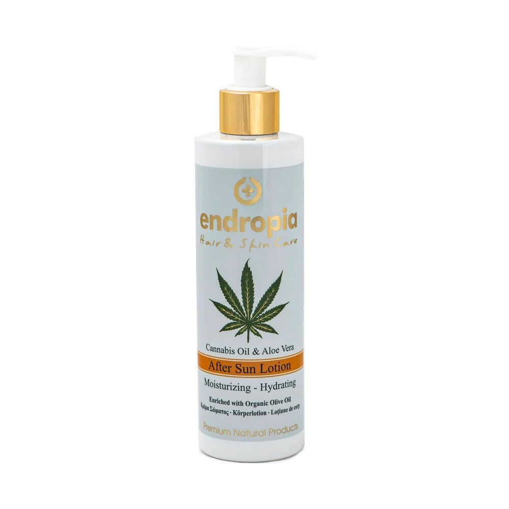 After-Sun Body Lotion with Cannabis Oil and Aloe Vera