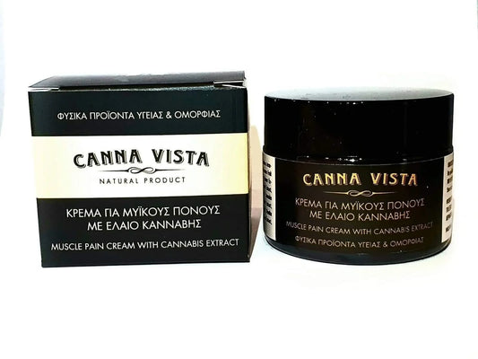 Muscle Pain Cream with Cannabis Extract